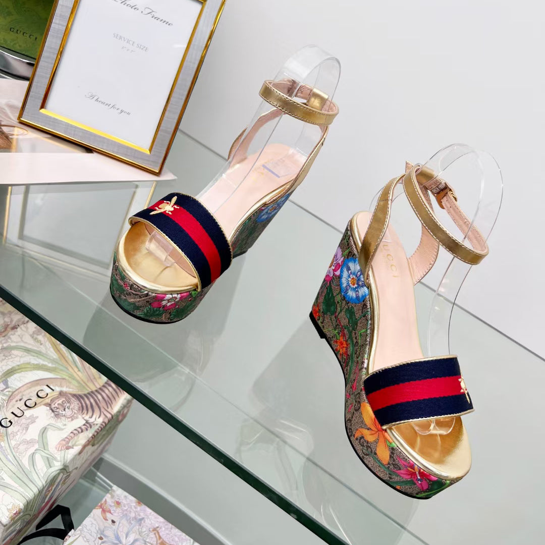 flower and bird Cordyceps series all-match sandals-01