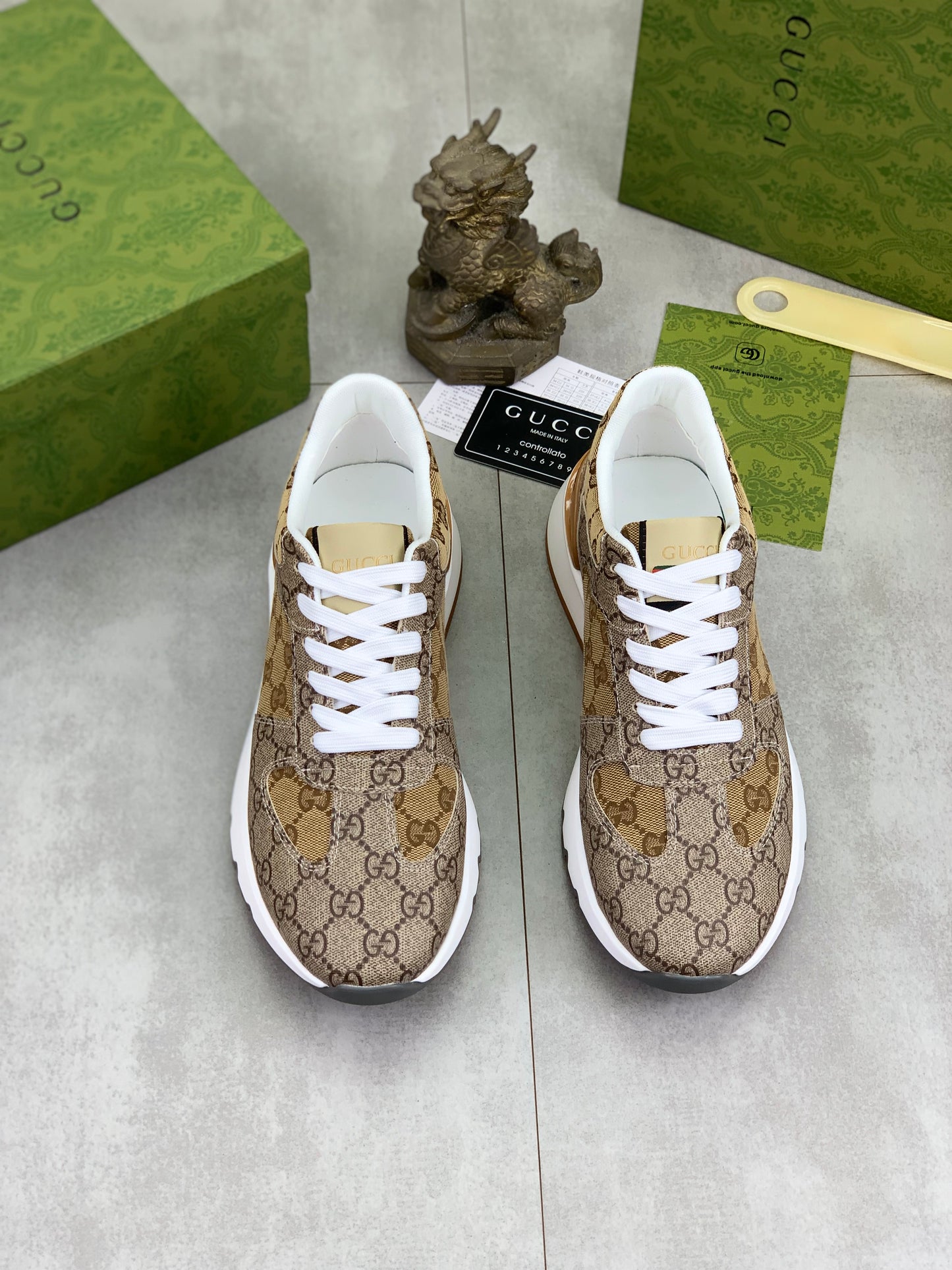 GG Men's printed sports shoes 0725101504