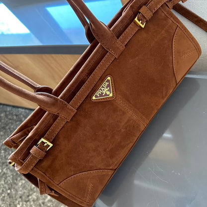 Prd waxed leather crossbody bag 0724082904