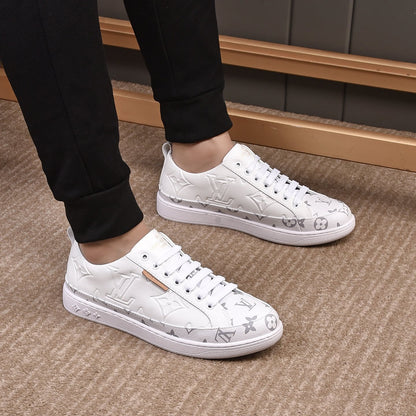 Leisure Pattern Two Tone Trendy Low-top Shoes