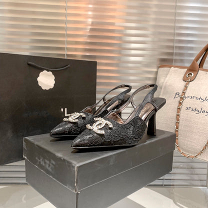 CNL fashion lace high heels XC0723102502