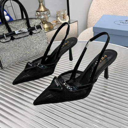 PRD fashion pointed mesh high heels 0725090813