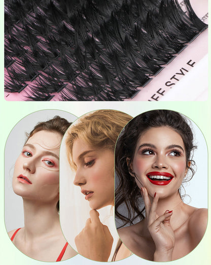 Fox Ultra Segmented Natural Glue-on Lashes