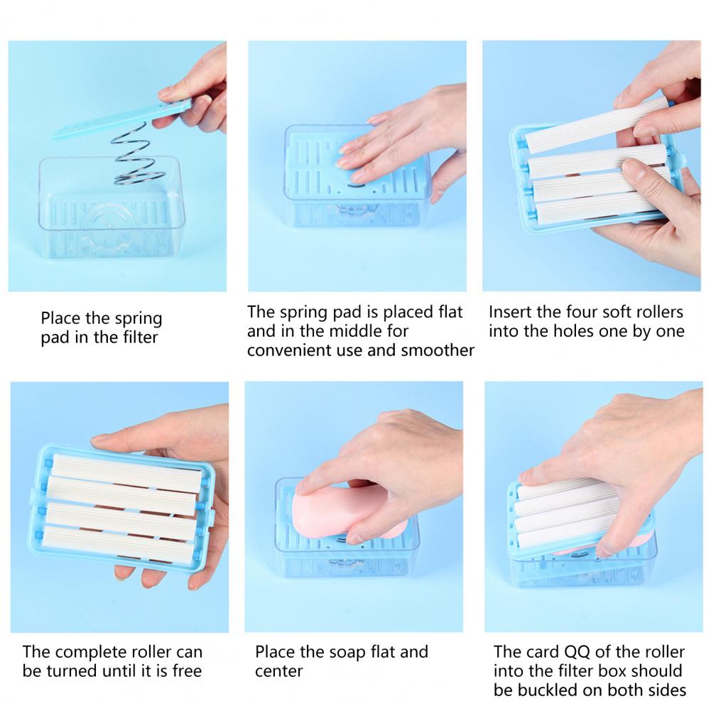 Roller Foaming Soap Dishes