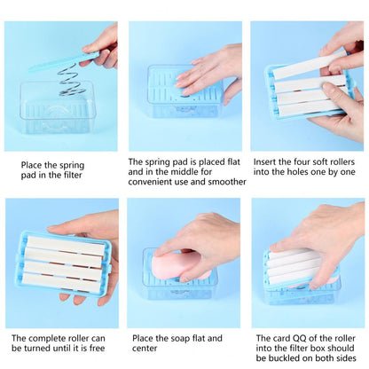 Roller Foaming Soap Dishes