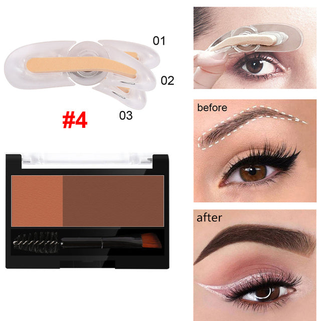 Adjustable Perfect Eyebrow Stamp - Makeup Tools for Beginners