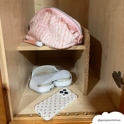 Ditsy Strawberries Phone Case - Soft White