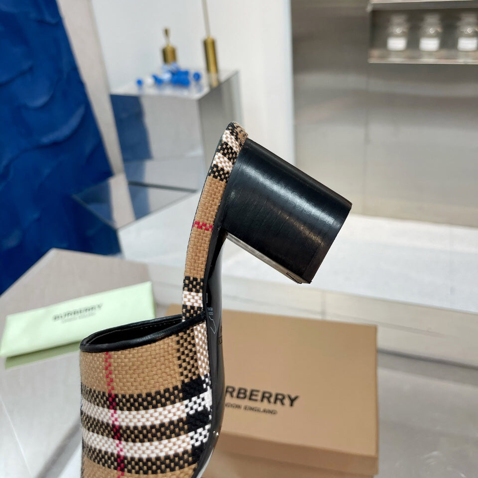 Thick heel sandals slippers 1824041116