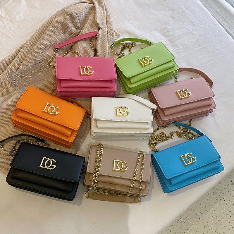 New Fashion Trend Shoulder Messenger Bag All-match Tofu Bag 1024041614