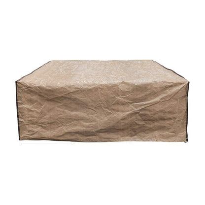 Outdoor Patio Polyester Sofa Cover, 89" L x 65" W x 24" H, Neutral Beige