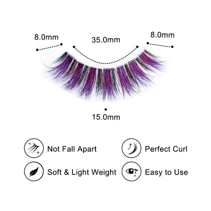 Masquerade 1 Pairs Glue-on Dramatic Lashes
