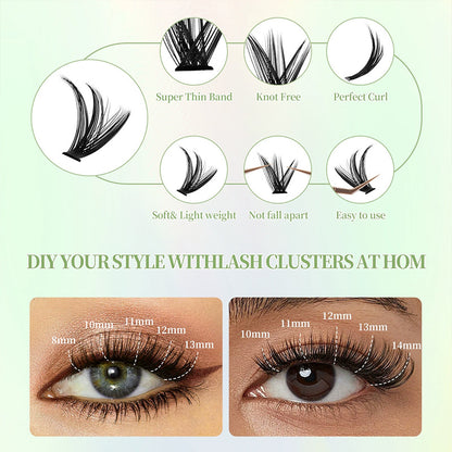 Fox Ultra Segmented Natural Glue-on Lashes