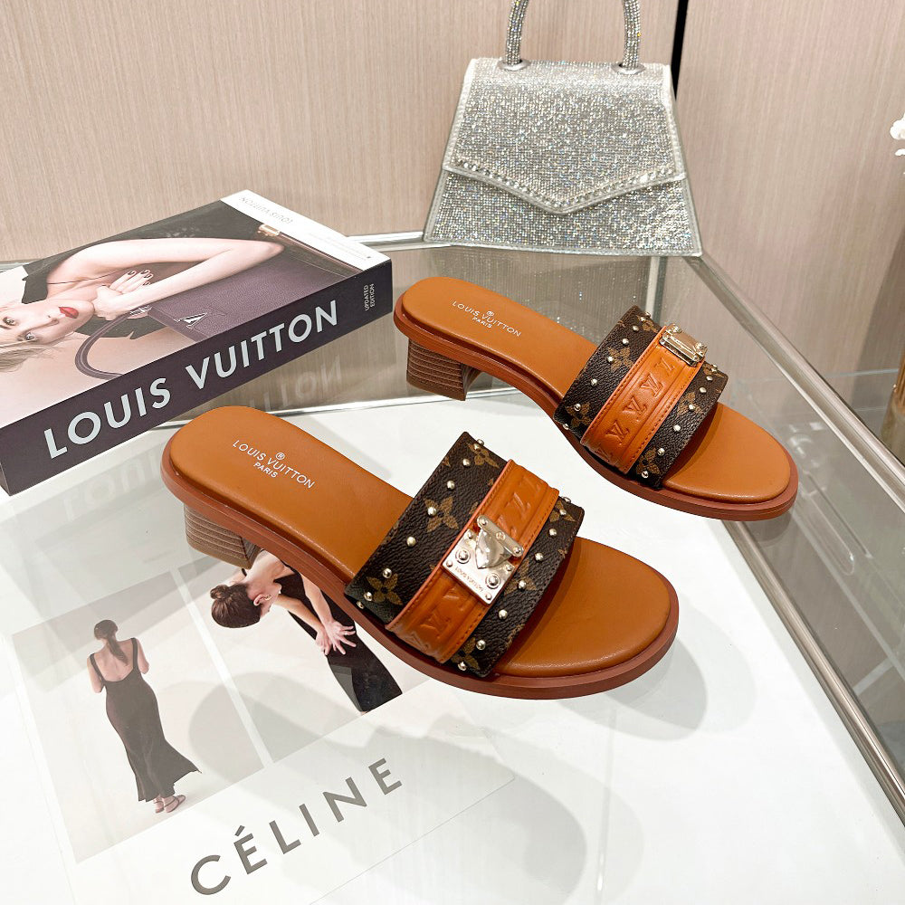 23 early spring new Lock It series letter buckle sandals and slippers XC160616012