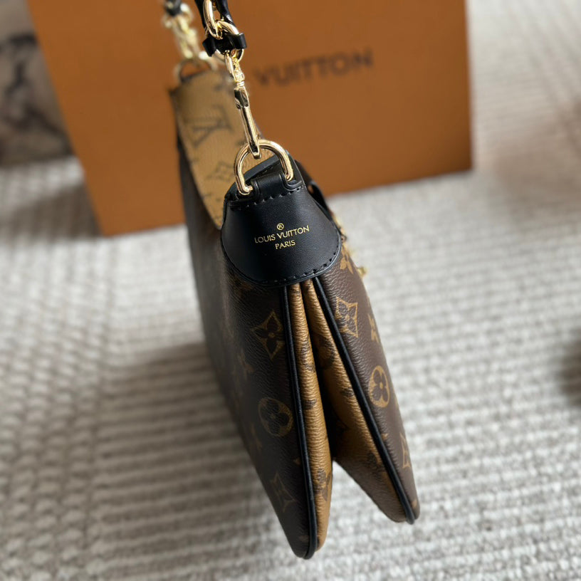 Double layer lock chain armpit bag 1824040708