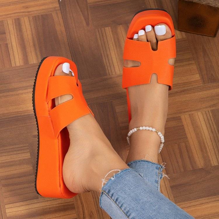 New Elevated Slio Thick Bottom Fashionable All-match Sandals 1024040309