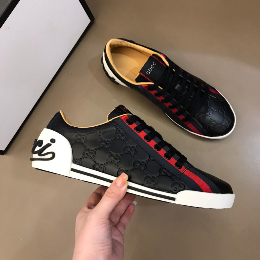 New Men's fashion lace-up casual shoes-3