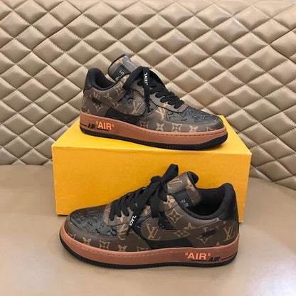 Printed  Force One Couple Sports Shoes