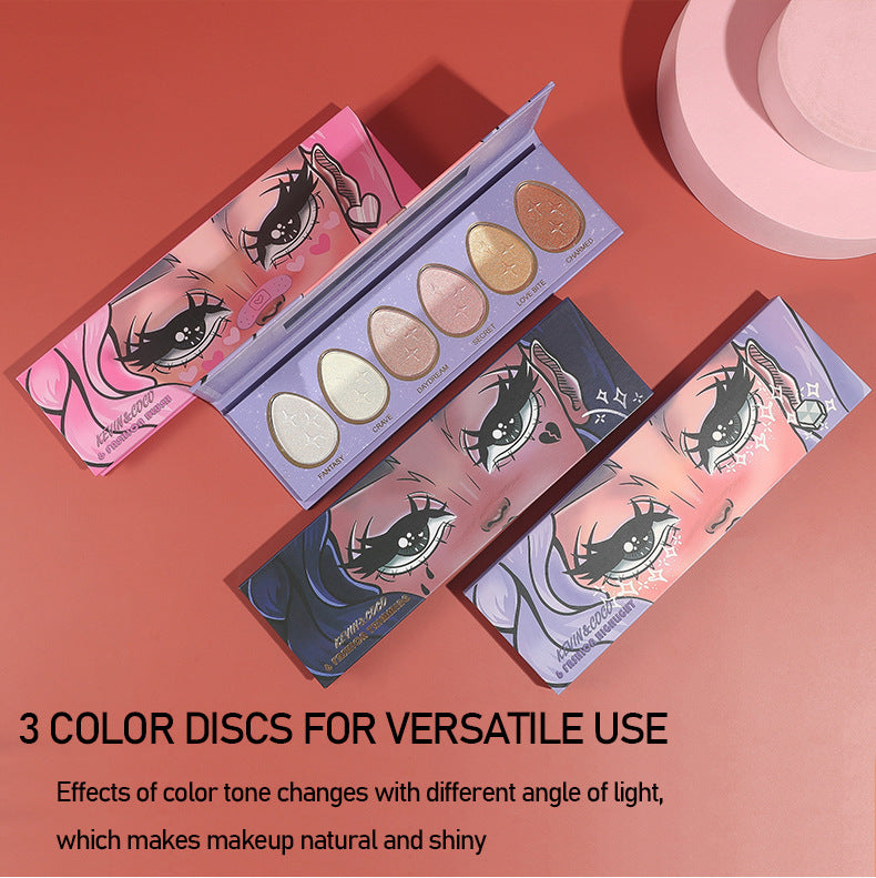 Professionl Mineral 6 Colors Matte Face Blush Palette