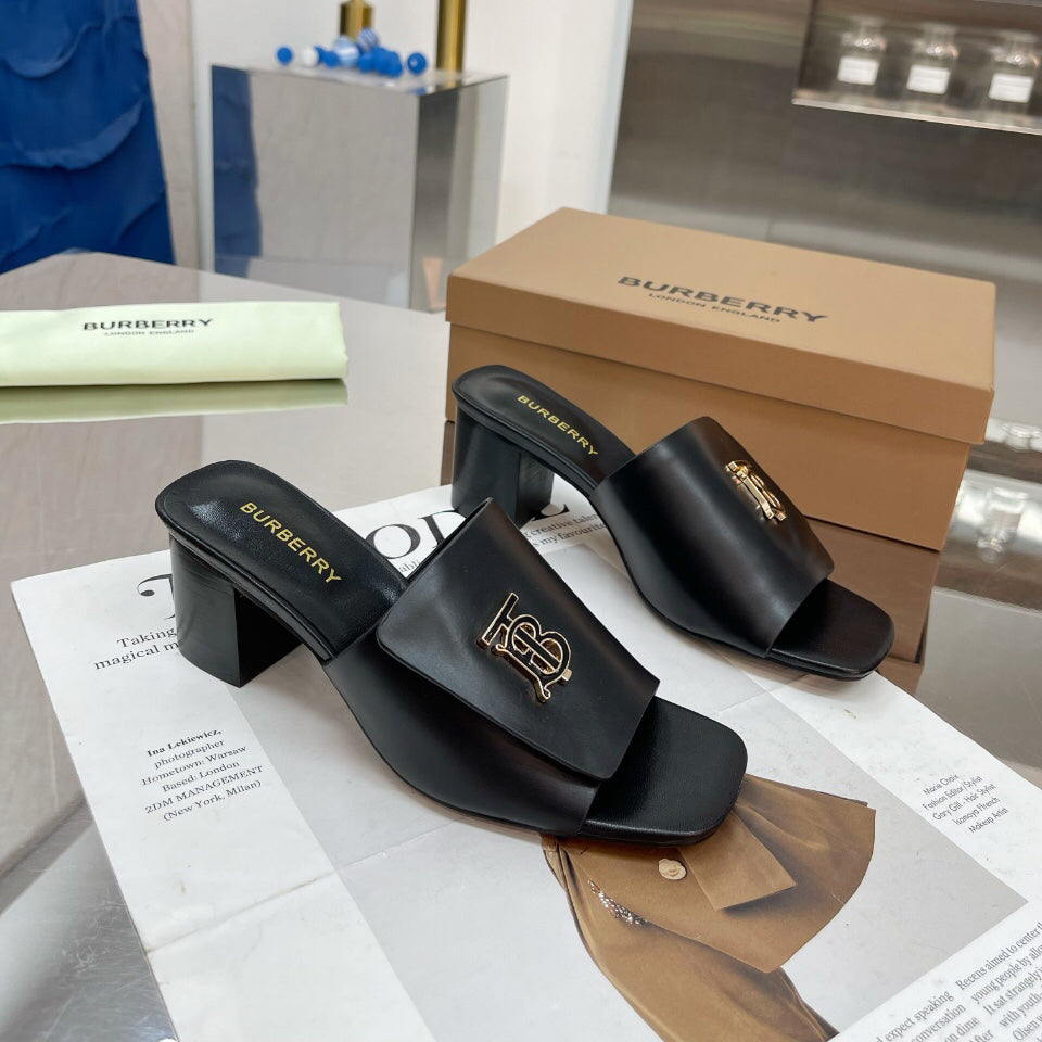 Thick heel sandals slippers 1824041117