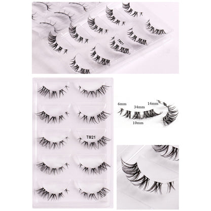 Attitude 5 Pairs Natural Lashes