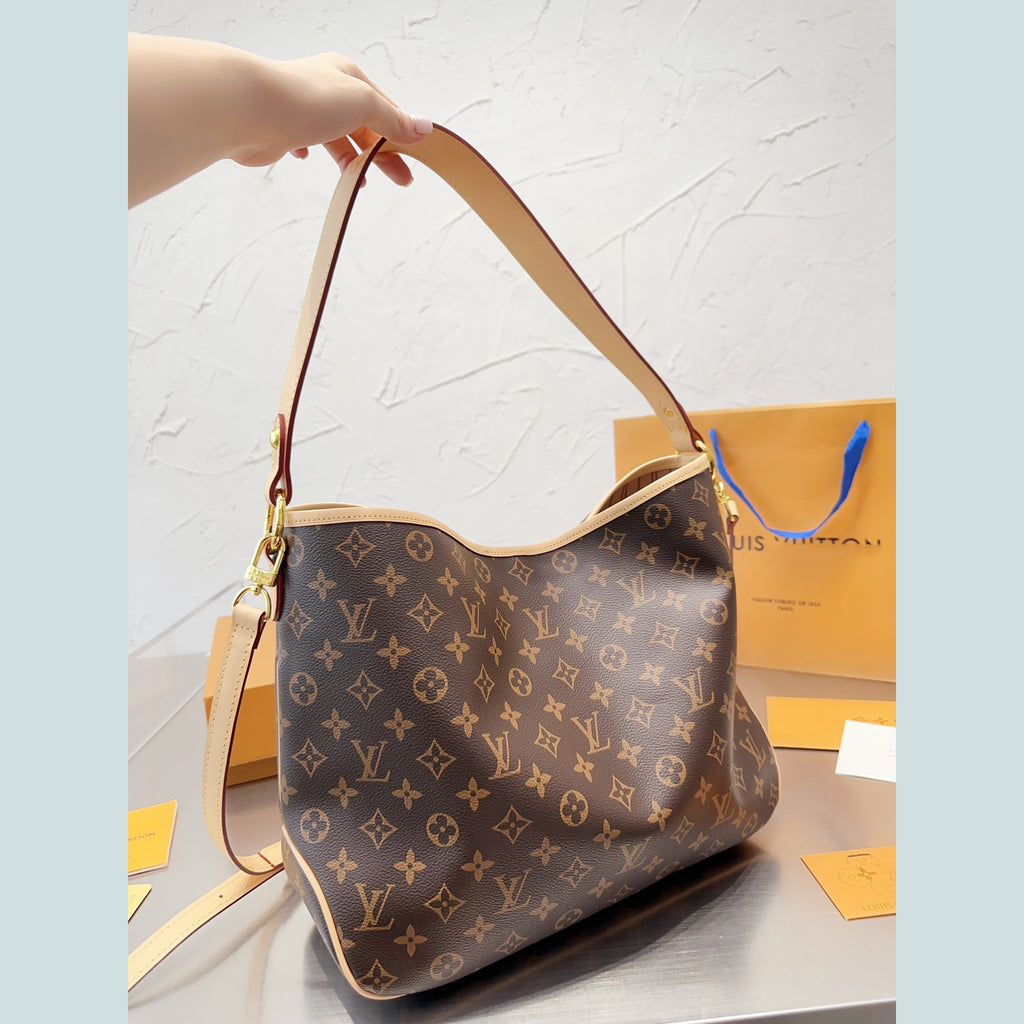 New Wide Shoulder Strap Classic Print Tote Bag XC1623071706