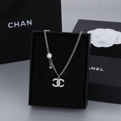 Star Necklace Pearl Clavicle Chain 0823112707