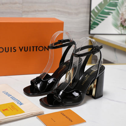 Lvv 25ss new high-heeled sandals 0725102305