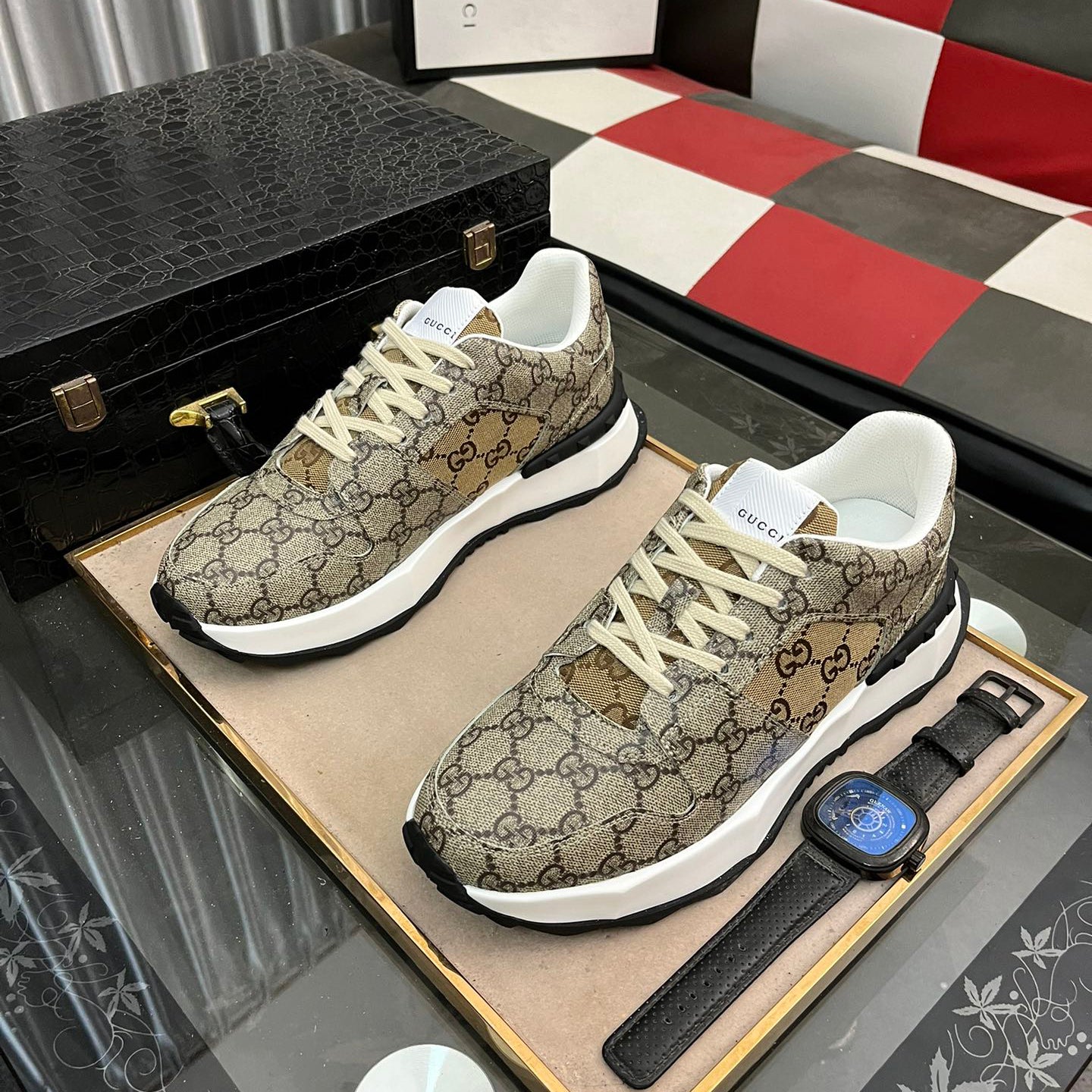 Men's Printed Sneakers XC0723082109
