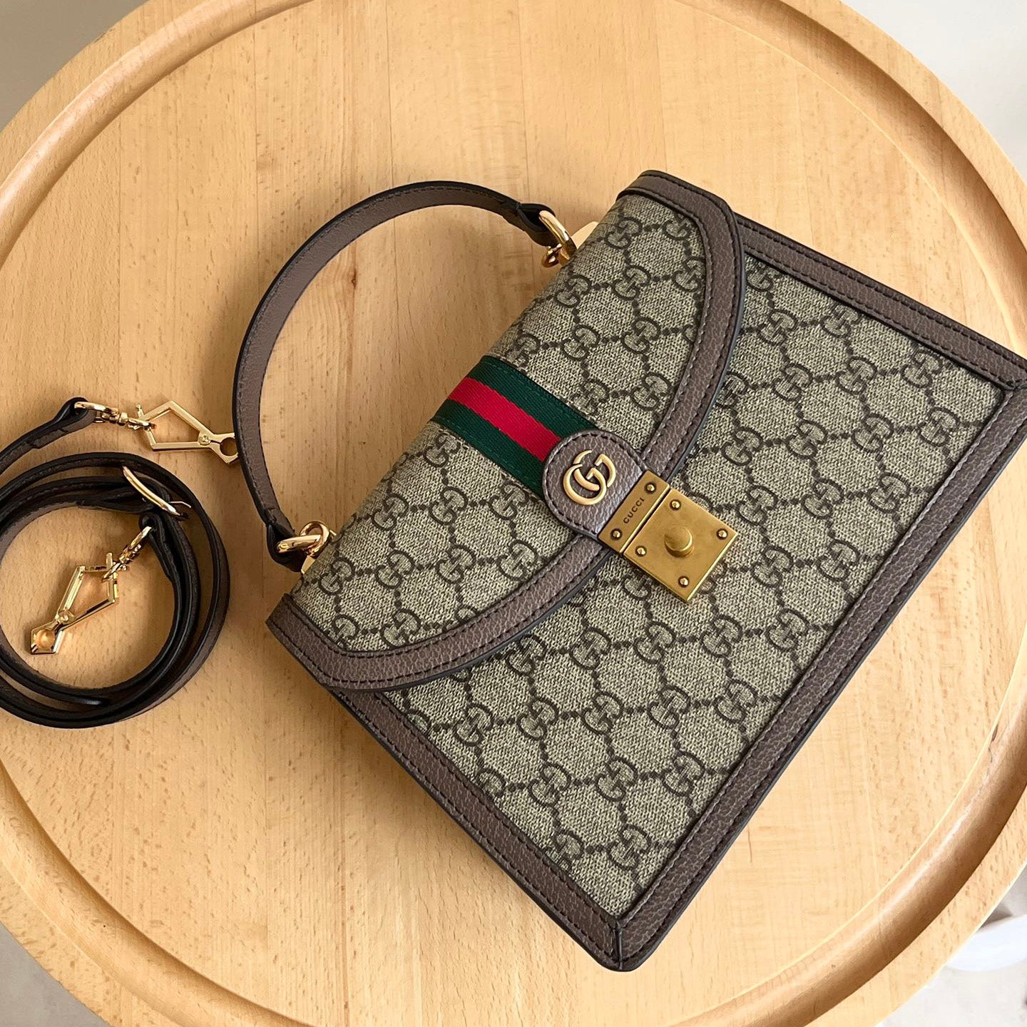 G Ophidia Lock Handbag 1824061805