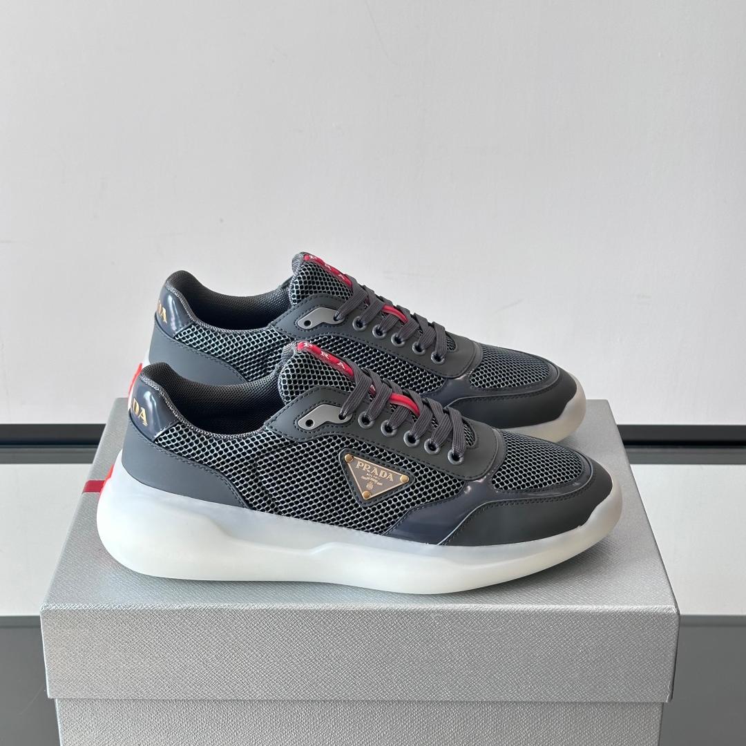 PR Mesh lace-up sneakers 0725061201