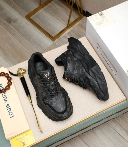 Lvv fashion luxury printed rubber sole sports shoes 0724121601