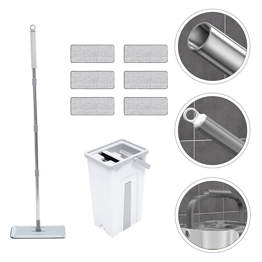 Flat Squeeze Mop | Self Cleaning Tools Set
