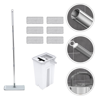 Flat Squeeze Mop | Self Cleaning Tools Set