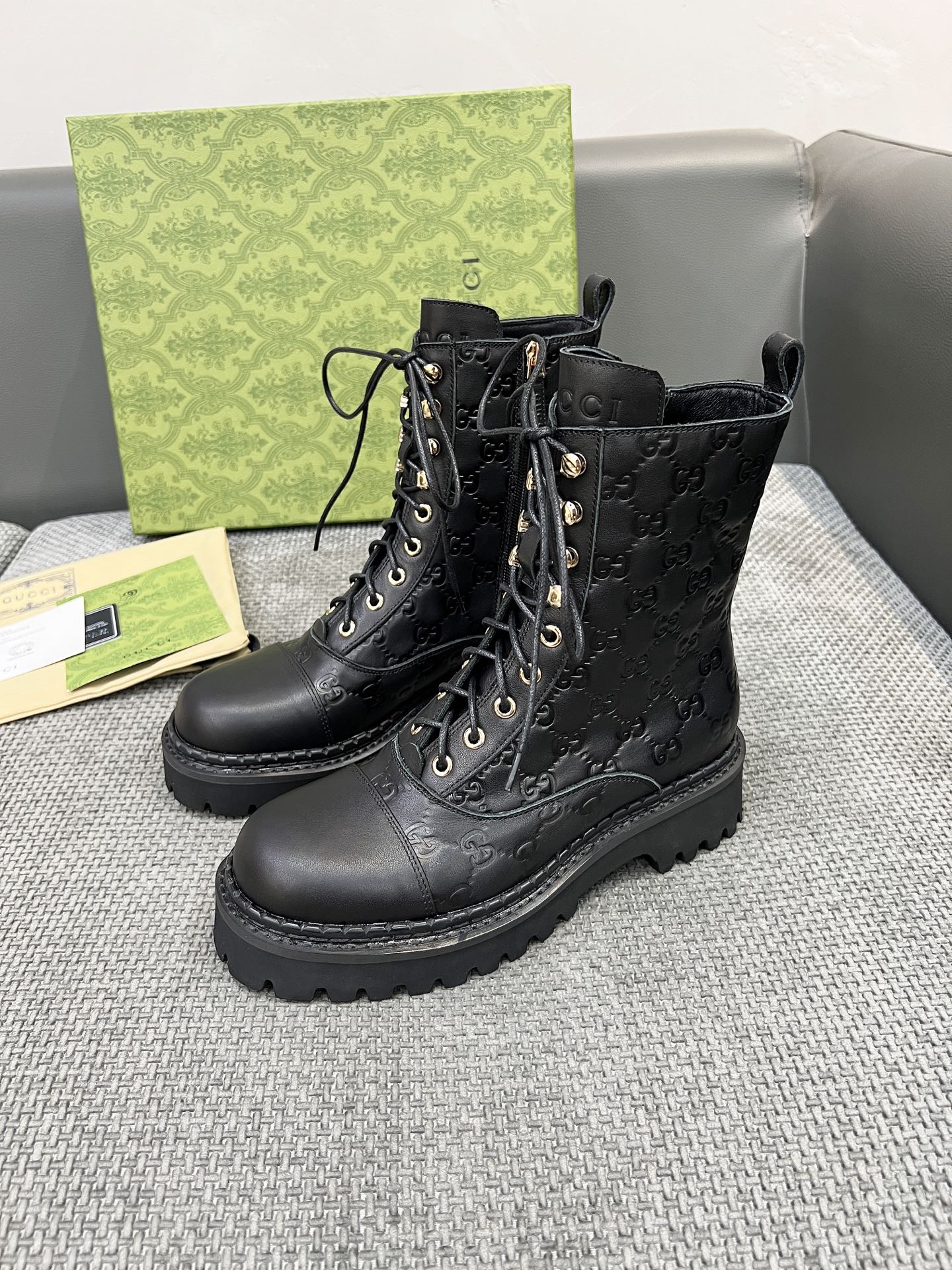 GG's new fashionable leather boots 0725090802