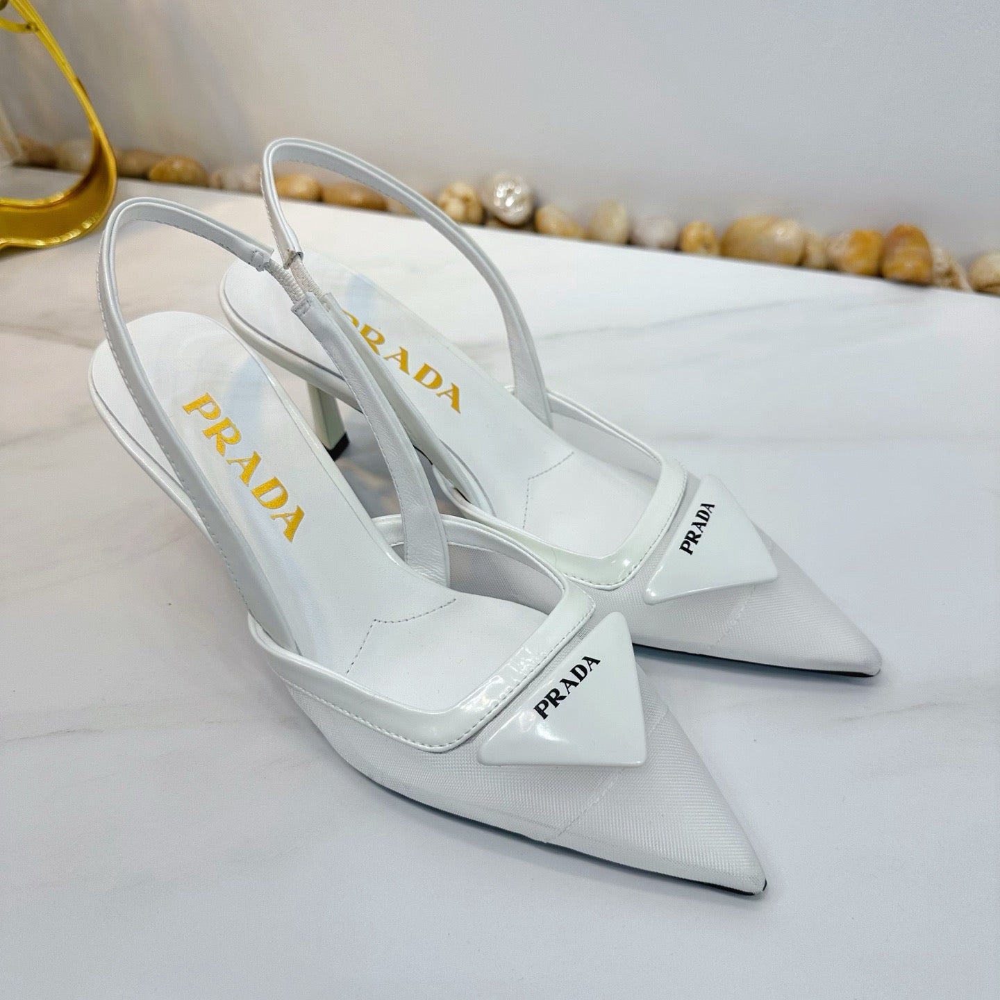 PRD fashion pointed mesh high heels 0725090813