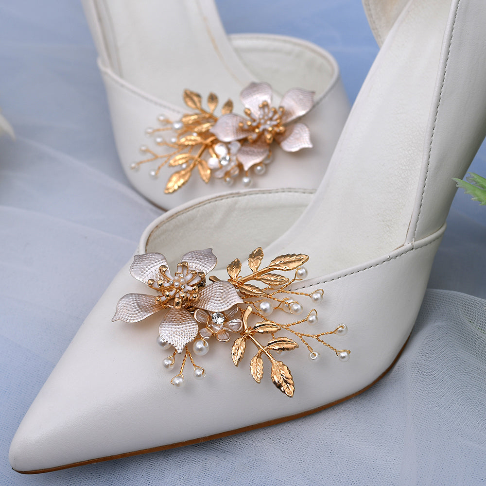 Ladies Wedding High Heels Fashion Buckle Accessories Clothes Decoration