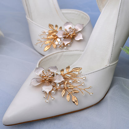 Ladies Wedding High Heels Fashion Buckle Accessories Clothes Decoration