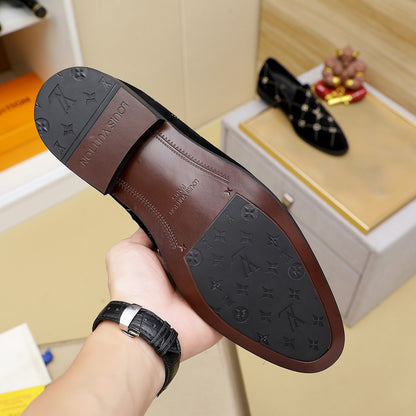 Lvv men's suede loafers 0725062320