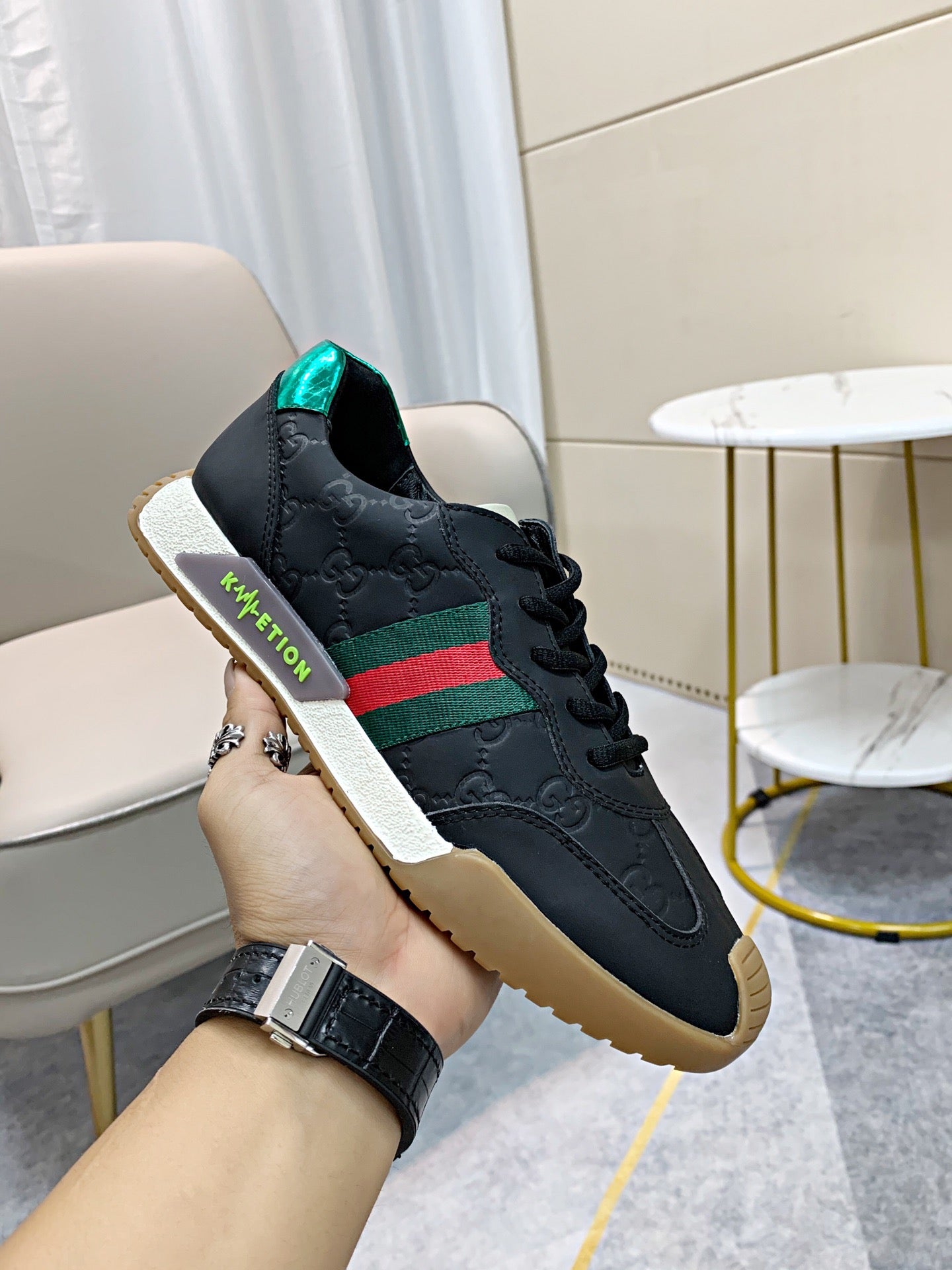 Men's imported high-quality cowhide wear-resistant non-slip rubber sole