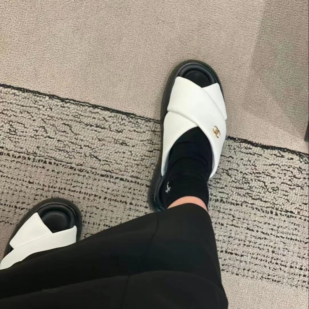 Fashion new cross platform sandals and slippers PD1023072103