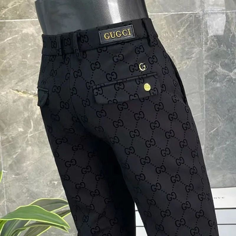 FASHIONABLE ALL-MATCH GLOGO SLIM FIT TROUSERS