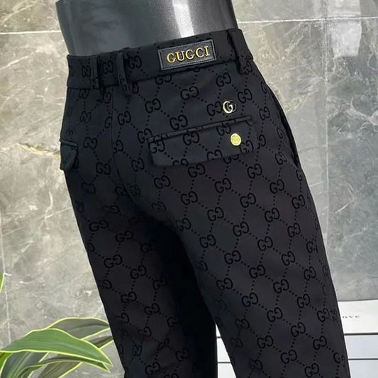 FASHIONABLE ALL-MATCH GLOGO SLIM FIT TROUSERS
