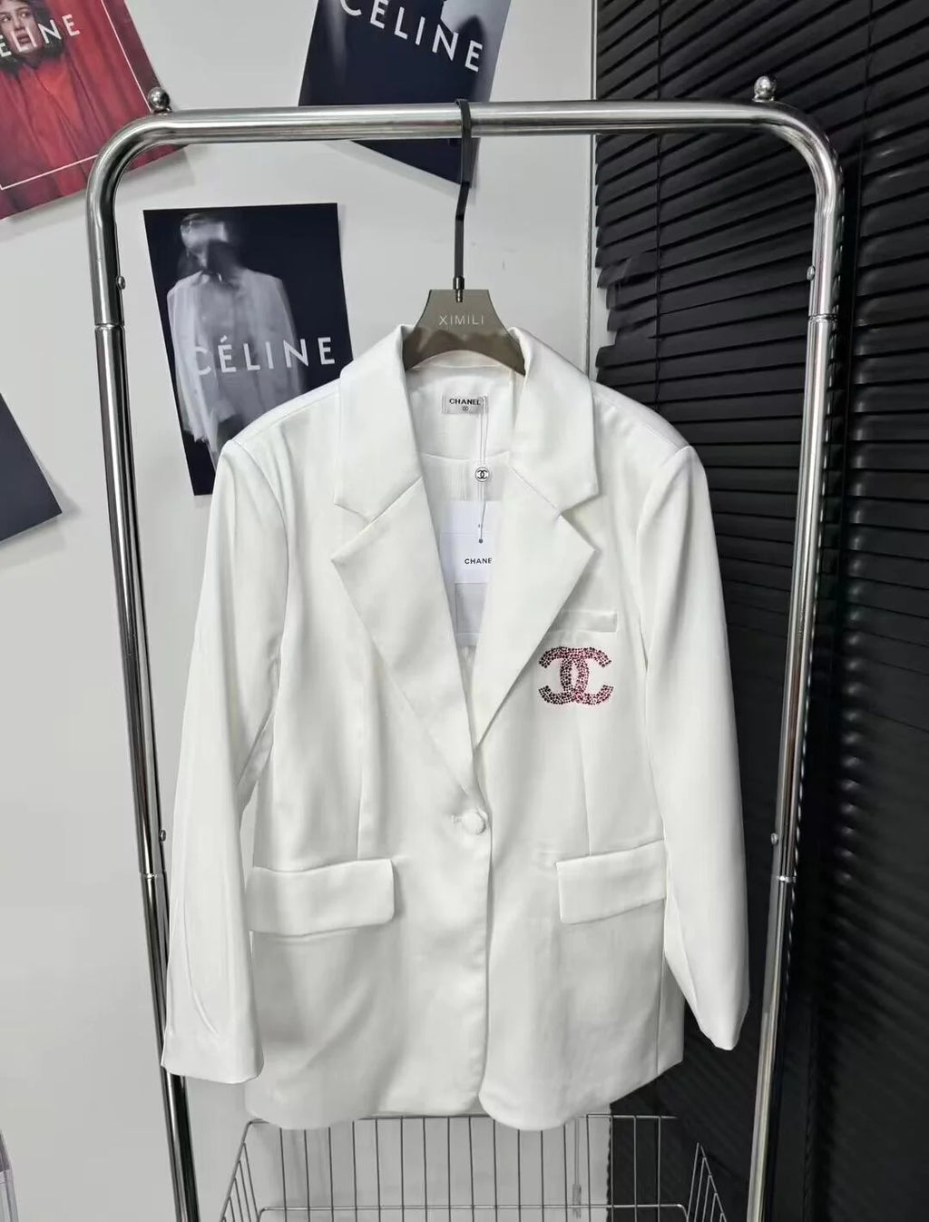 New Composite Hot Rhinestone Suit All-match Jacket 1024030603