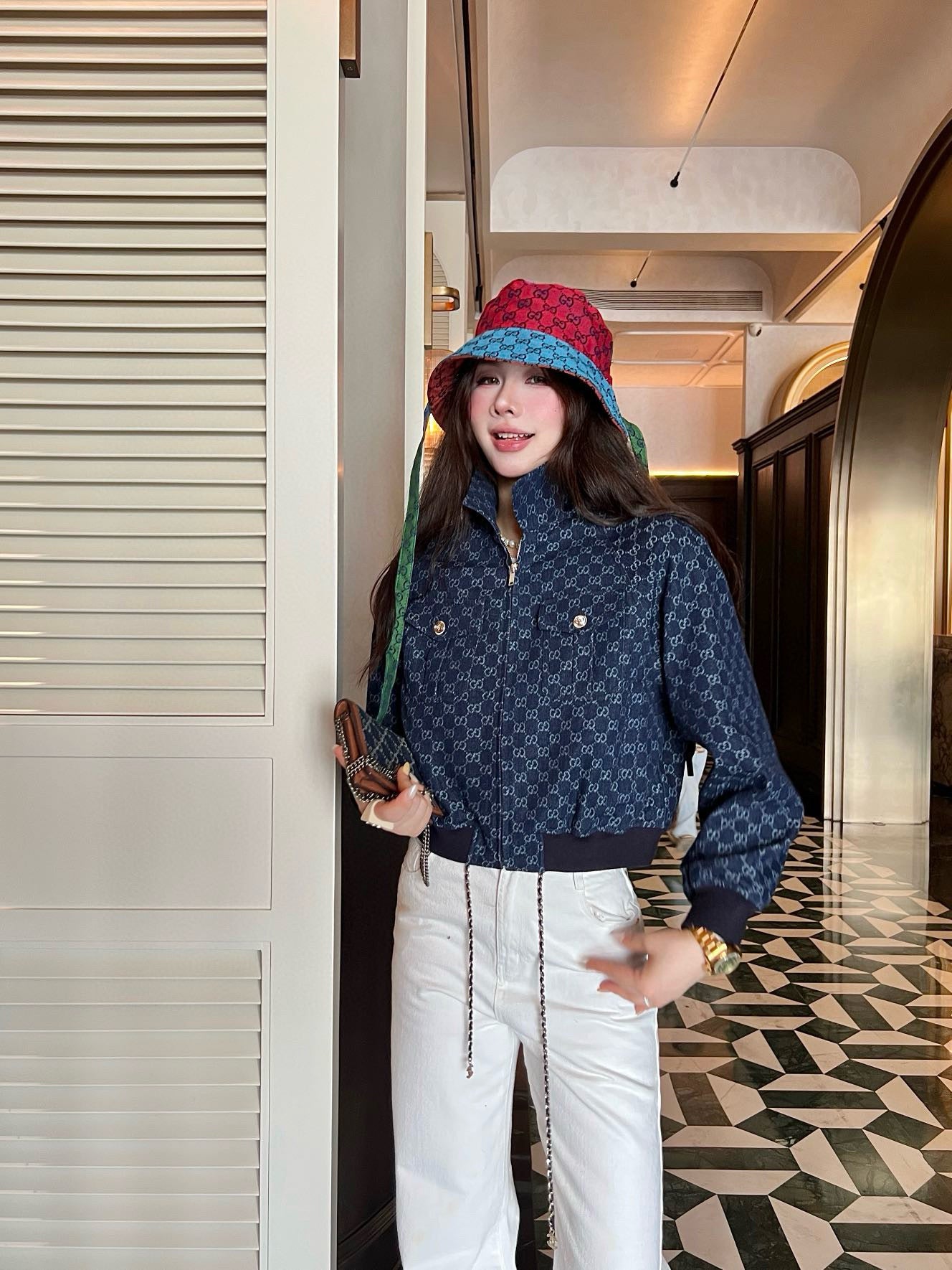 GG blue denim jacket 0725091001