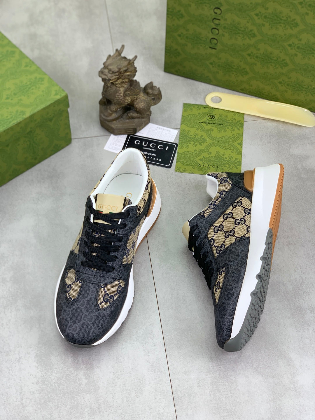 GG Men's printed sports shoes 0725101504