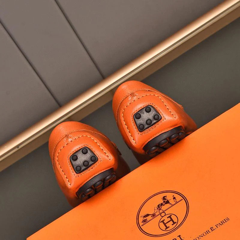 Genuine Leather Casual Comfortable Men's Slip-on ShoesPD05202412401