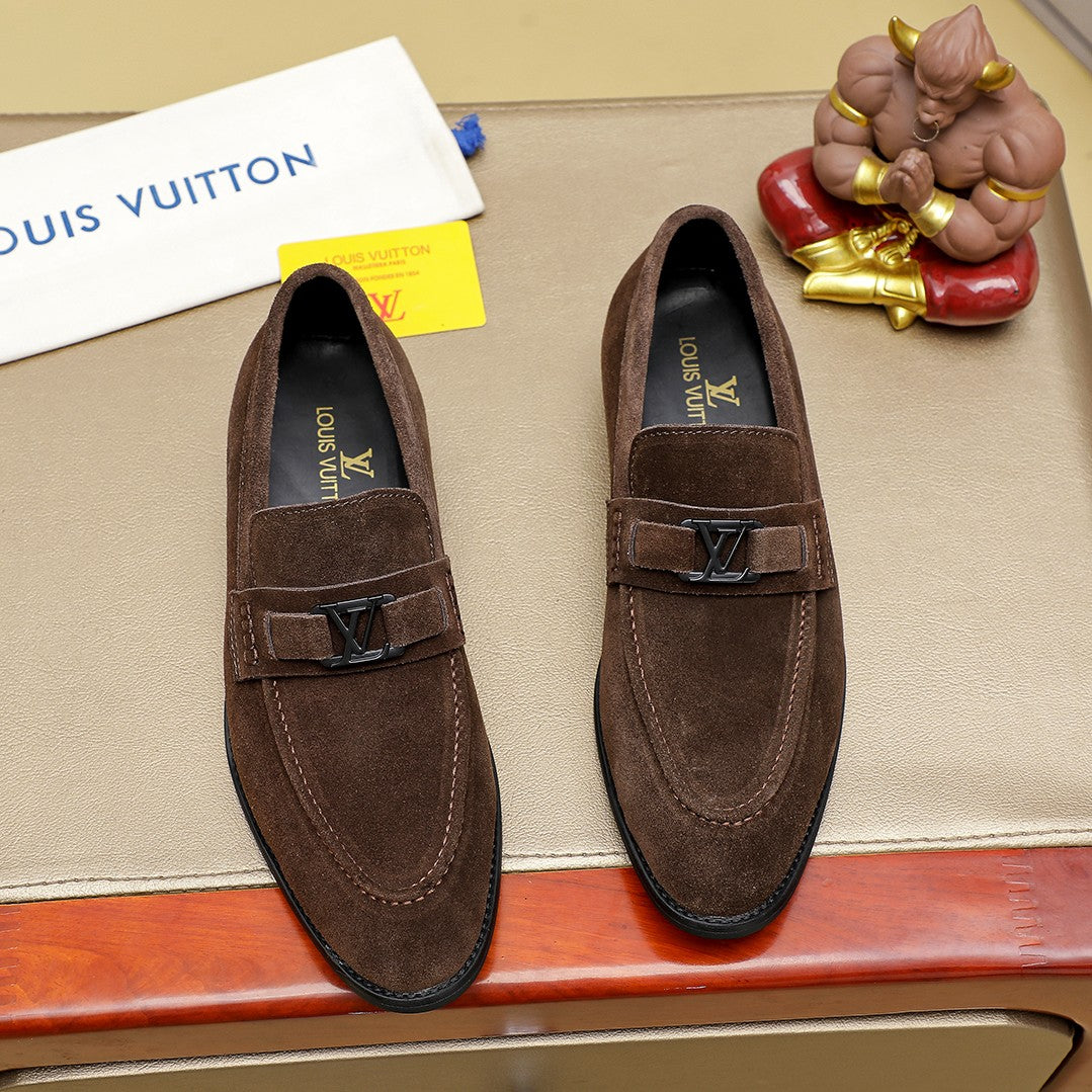 Lvv men's suede business boat shoes 0725062318