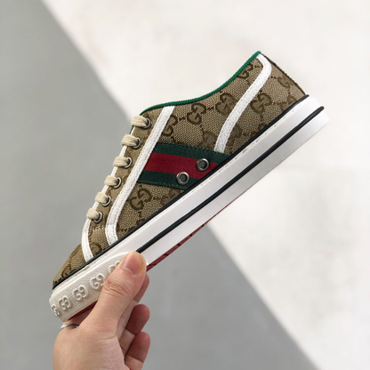 Couple Canvas Print Retro Casual Sneakers