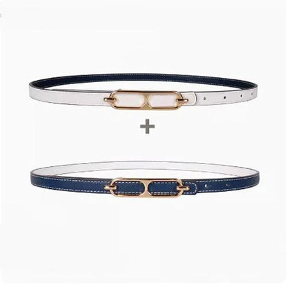 New H Family Leather Fine Belt 1024032019