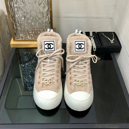 New high top fur casual shoes 1024101512